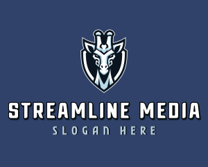 Streaming - Giraffe Esports Streaming logo design