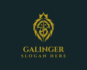 Deluxe Golden Lion King Logo