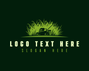 Lawn Mower - Lawn Yard Maintenance logo design