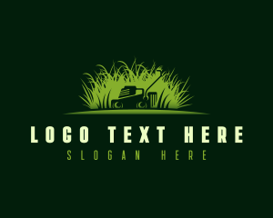 Grasscutter - Lawn Yard Maintenance logo design