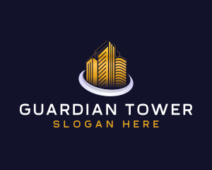 Architecture Tower Builder logo design