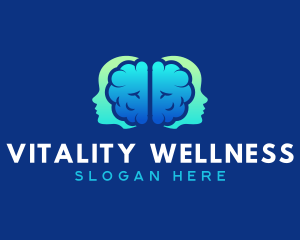 Health - Brain Mental Health logo design