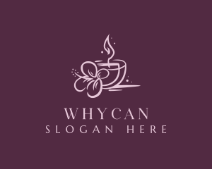 Floral Candle Wellness Logo