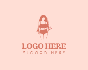 Dermatology - Feminine Summer Beachwear logo design
