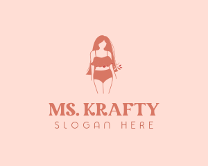 Erotic - Feminine Summer Beachwear logo design