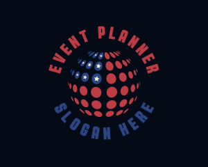 America - Globe American Patriot logo design