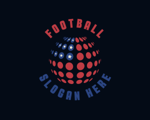 Globe American Patriot logo design