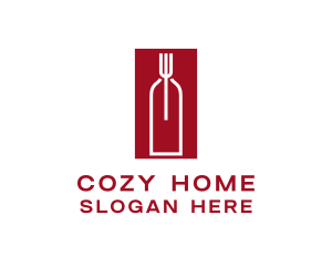 Food Wine Restaurant logo design