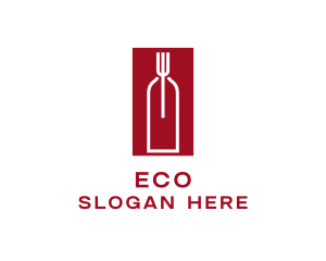 Food Wine Restaurant logo design