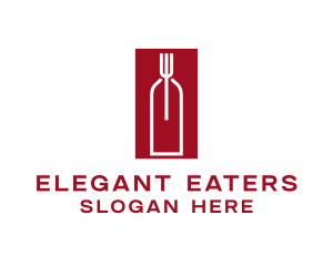 Silverware - Food Wine Restaurant logo design