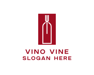 Wine - Food Wine Restaurant logo design