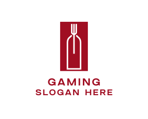 Red Wine - Food Wine Restaurant logo design