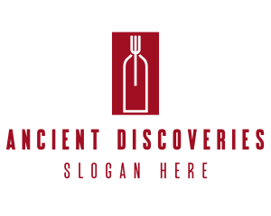 Food Wine Restaurant logo design