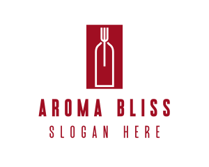 Food Wine Restaurant logo design