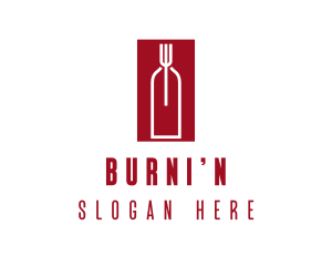 Food Wine Restaurant logo design