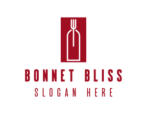 Food Wine Restaurant logo design