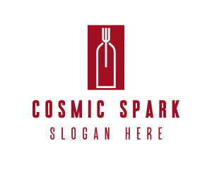 Food Wine Restaurant logo design