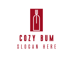 Food Wine Restaurant logo design