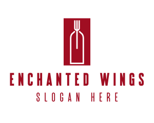 Food Wine Restaurant logo design