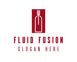 Food Wine Restaurant logo design