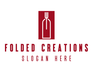 Food Wine Restaurant logo design