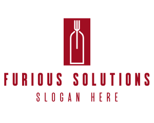 Food Wine Restaurant logo design