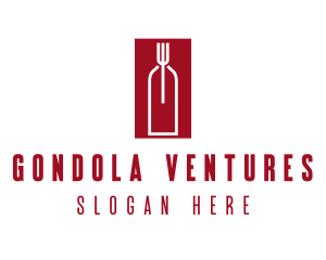 Food Wine Restaurant logo design