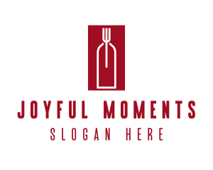 Food Wine Restaurant logo design