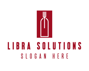 Food Wine Restaurant logo design