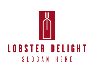 Food Wine Restaurant logo design