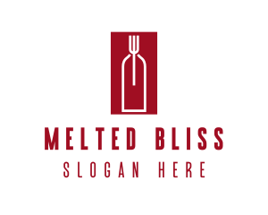 Food Wine Restaurant logo design