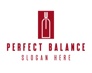 Food Wine Restaurant logo design