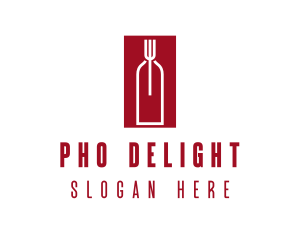 Food Wine Restaurant logo design