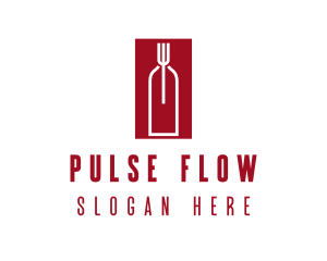 Food Wine Restaurant logo design