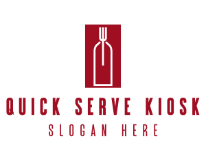 Food Wine Restaurant logo design