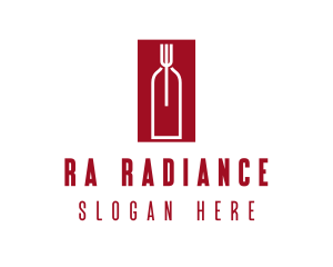 Food Wine Restaurant logo design