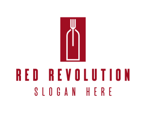 Food Wine Restaurant logo design