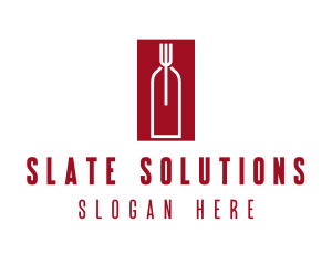 Food Wine Restaurant logo design