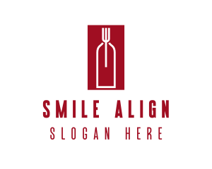 Food Wine Restaurant logo design