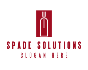 Food Wine Restaurant logo design