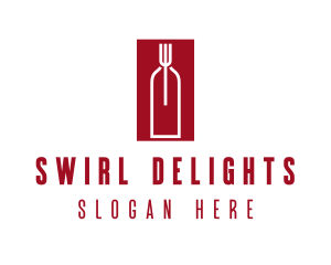 Food Wine Restaurant logo design