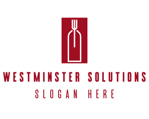 Food Wine Restaurant logo design