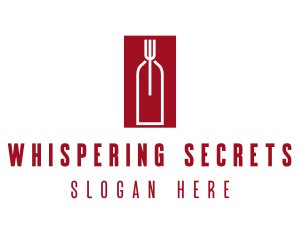 Food Wine Restaurant logo design