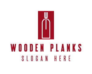 Food Wine Restaurant logo design