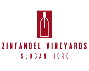 Food Wine Restaurant logo design