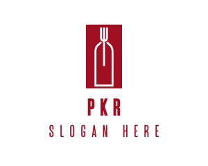 Food Wine Restaurant logo design