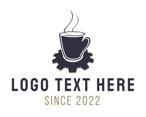 Gear - Industrial Coffee Machine logo design