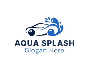 Splash - Car Water Splash logo design