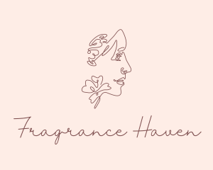 Makeup Woman Cosmetics logo design