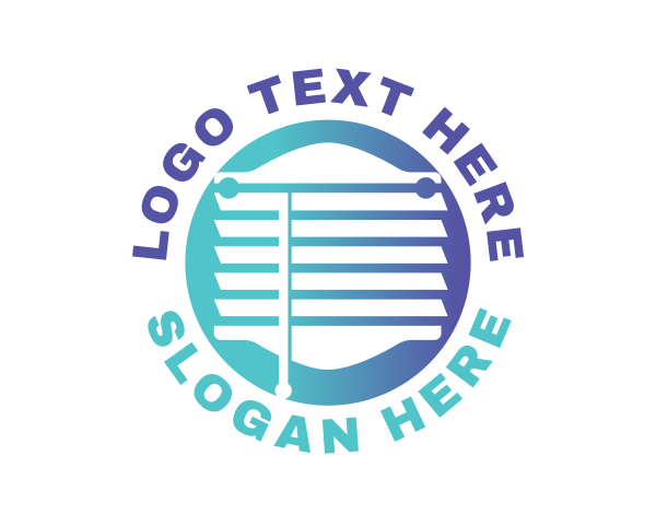 Windows - Window Blinds Installation logo design